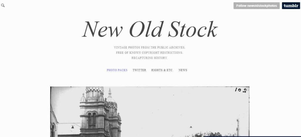 موقع لتحميل الصور عالية الجودة مجاناً New Old Stock