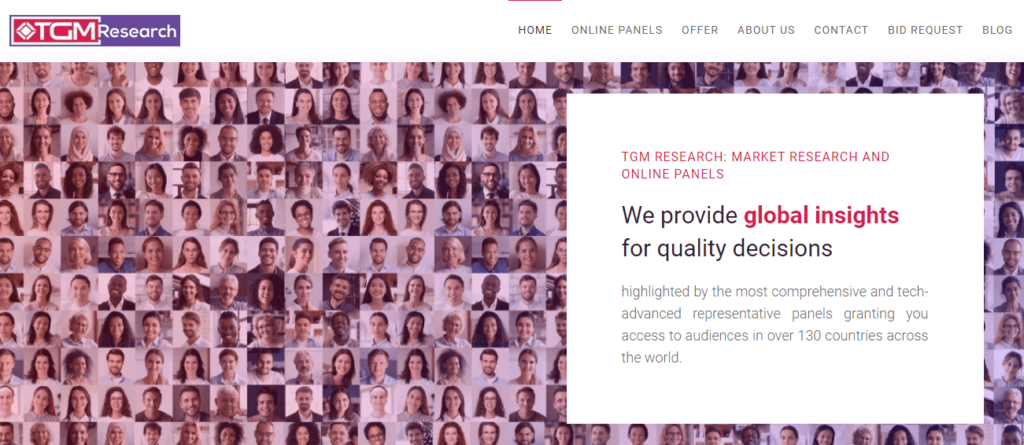 TGMresearch افضل مواقع الاستطلاعات المدفوعة