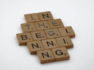 صورة لعبارة In The Beginning