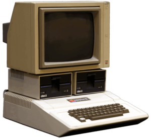 صورة جهاز Apple2 الذي كان يعمل عليه بيير أوميديار