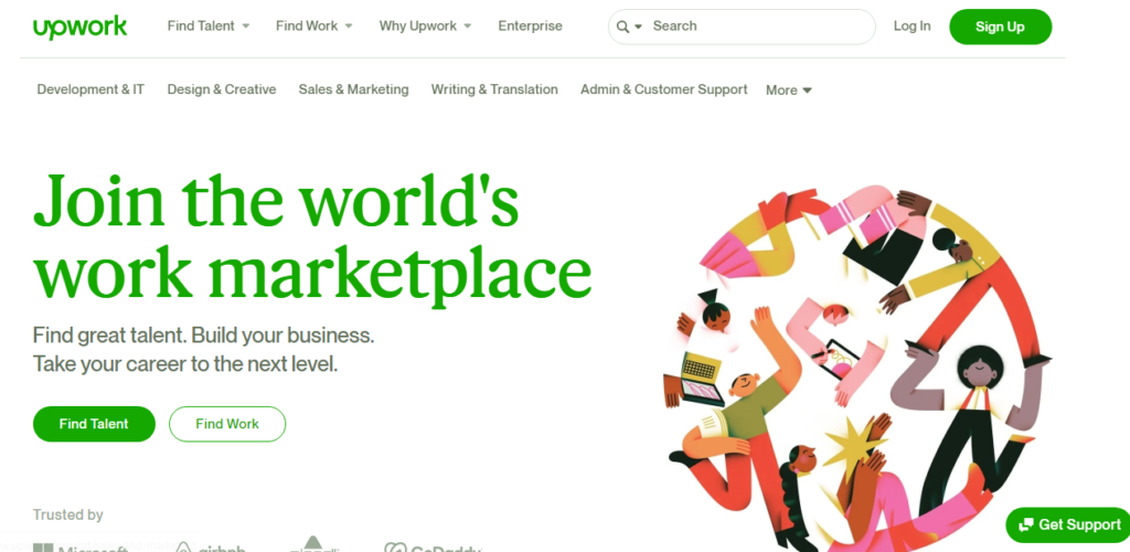 شرح موقع Upwork بالتفصيل