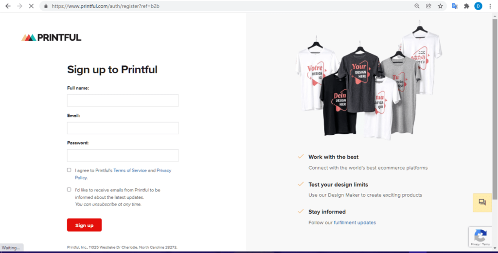 ما هو موقع Printful