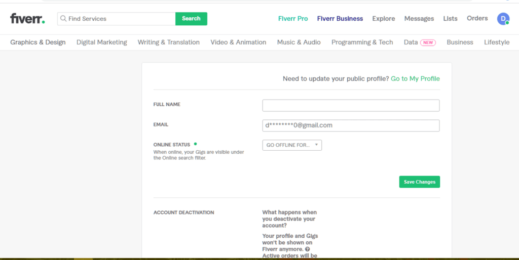 موقع Fiverr 