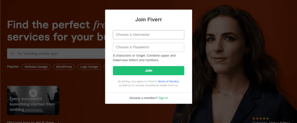 كيفية العمل على موقع Fiverr