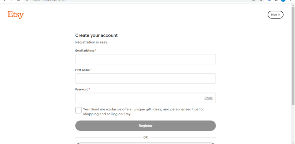 بيع منتجات رقمية على Etsy