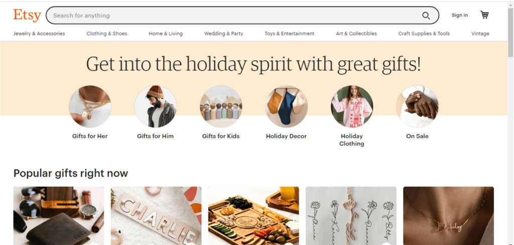 بيع منتجات رقمية على Etsy