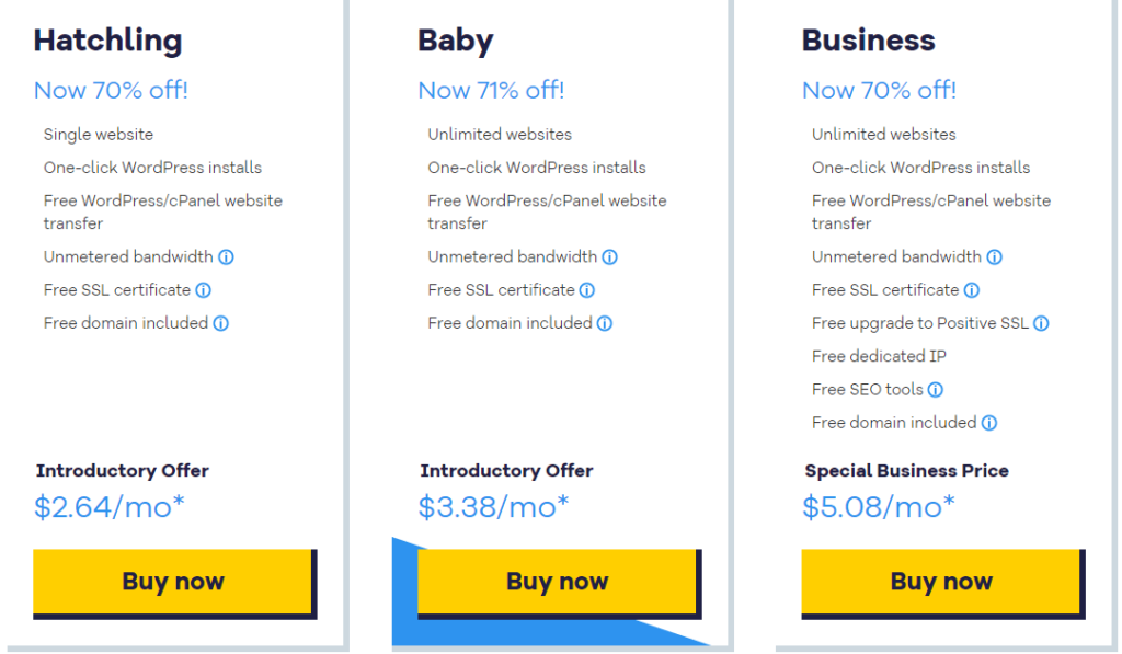 ارخص استضافة سنوية على موقع هوستجاتور Hostgator