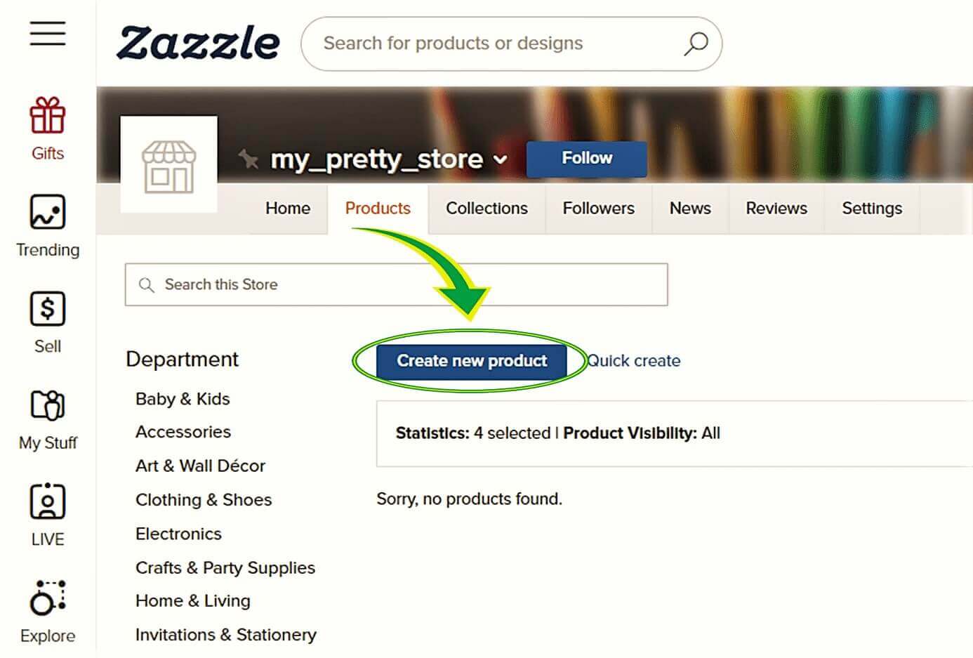 إضافة منتج على متجرك على موقع زازل zazzle
