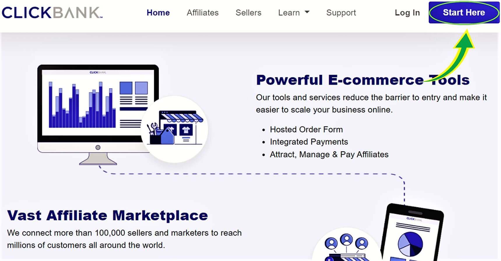 طريقة التسجيل في كليك بانك clickbank