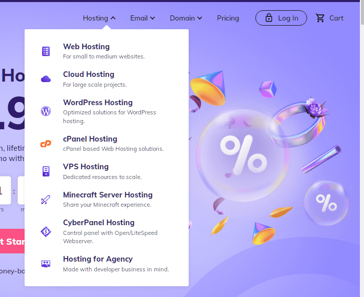 شرح استضافة hostinger
