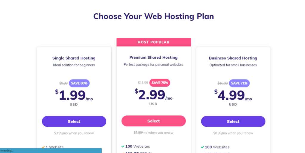 استضافة موقع hostinger