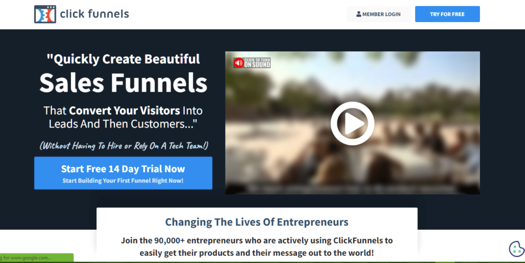 شرح موقع clickfunnels