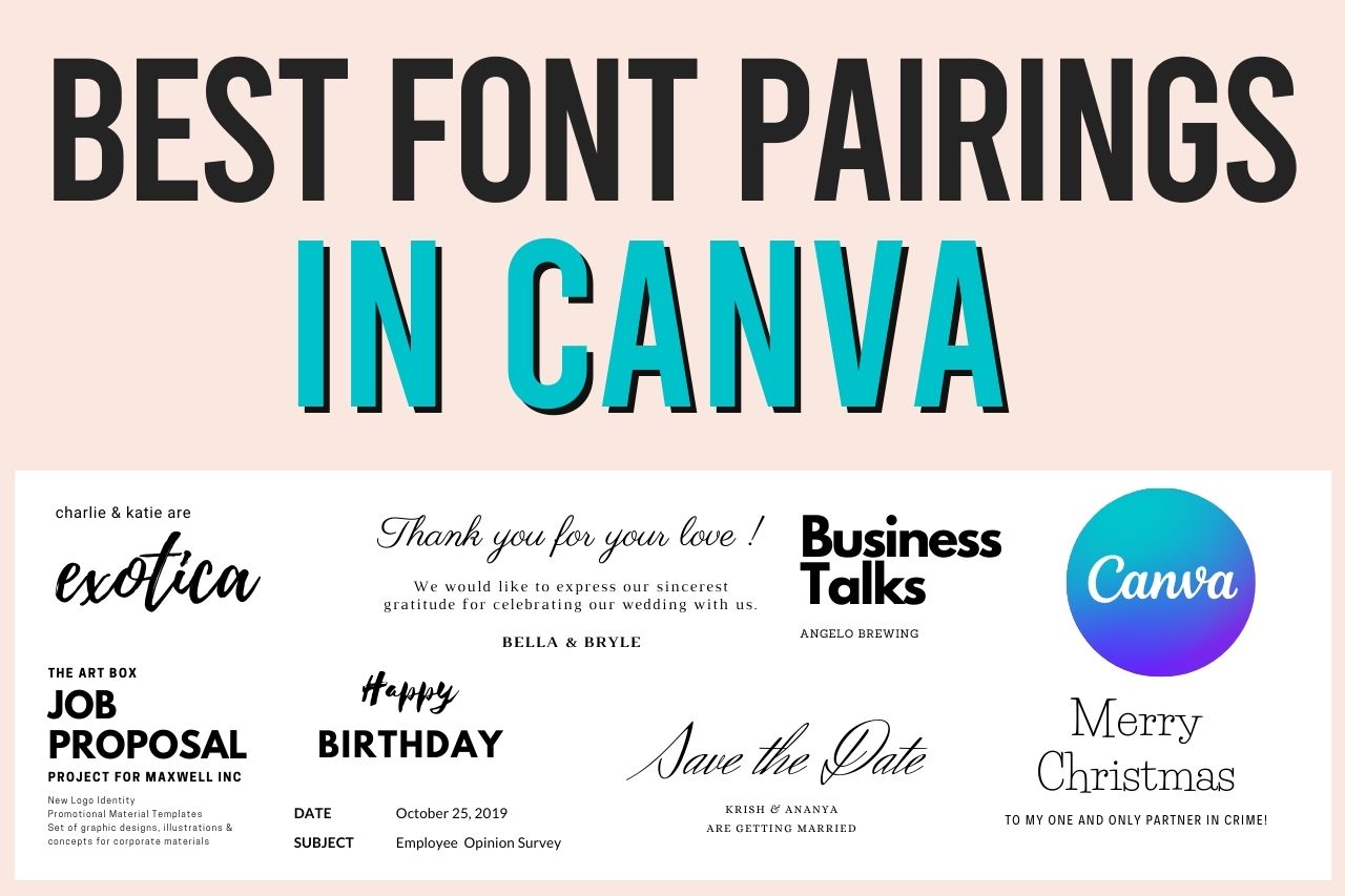 افضل خط في برنامج canva