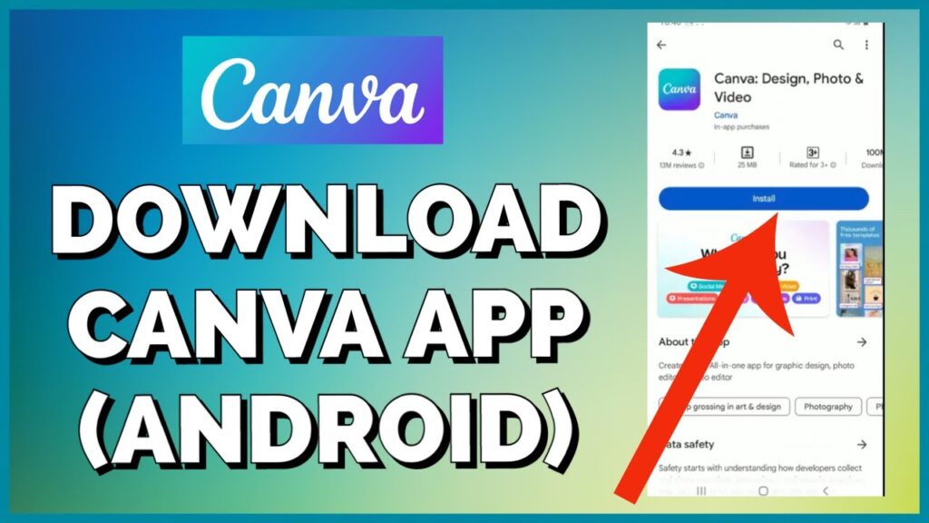 تحميل برنامج canva للاندرويد