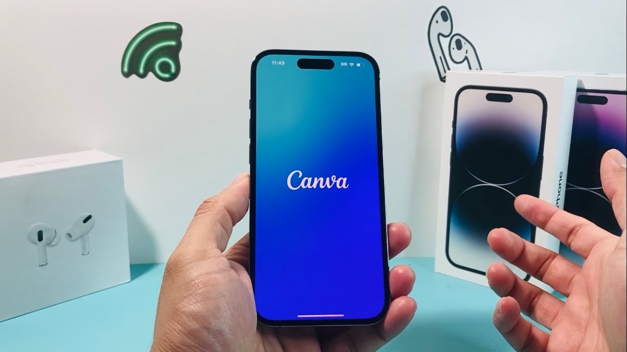 شرح برنامج canva للايفون