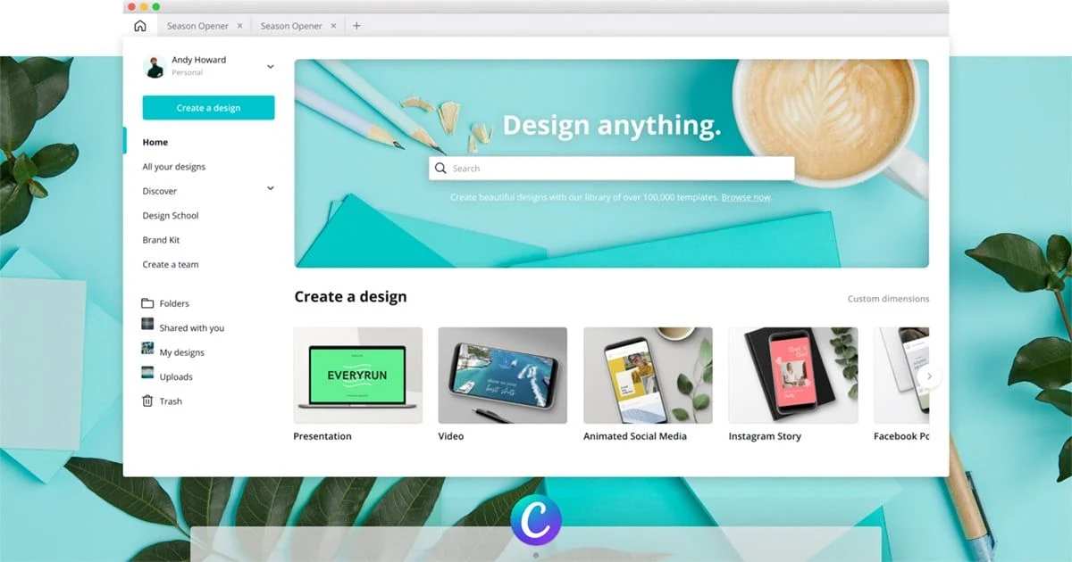 طريقة تحميل برنامج canva للكمبيوتر