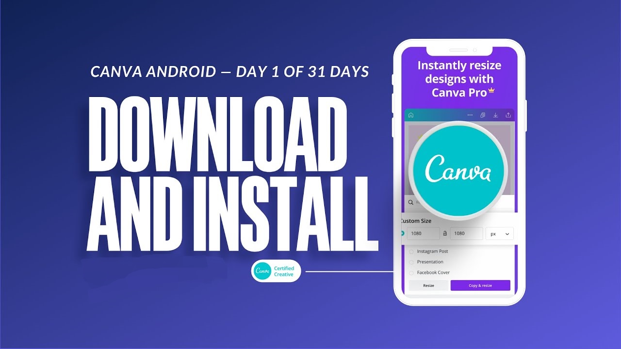 معلومات حول تحميل برنامج canva للاندرويد