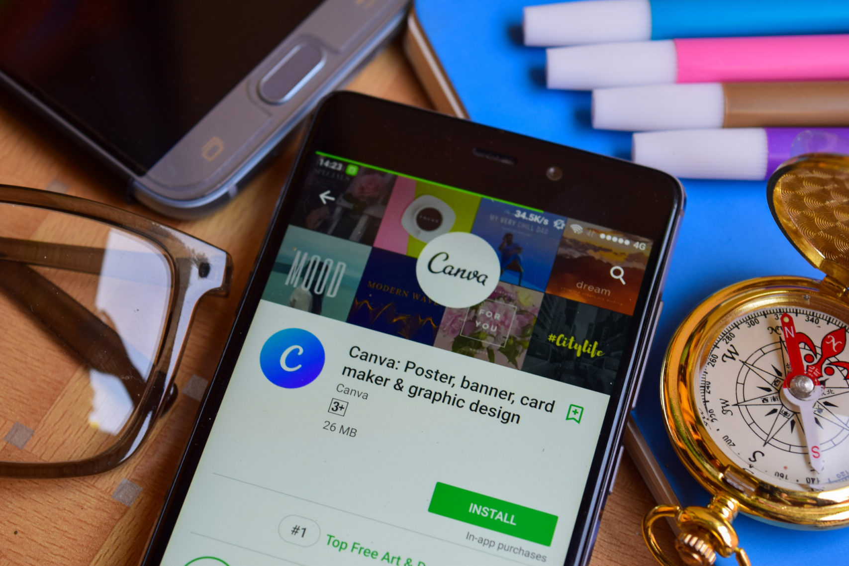 مميزات تحميل برنامج canva للاندرويد
