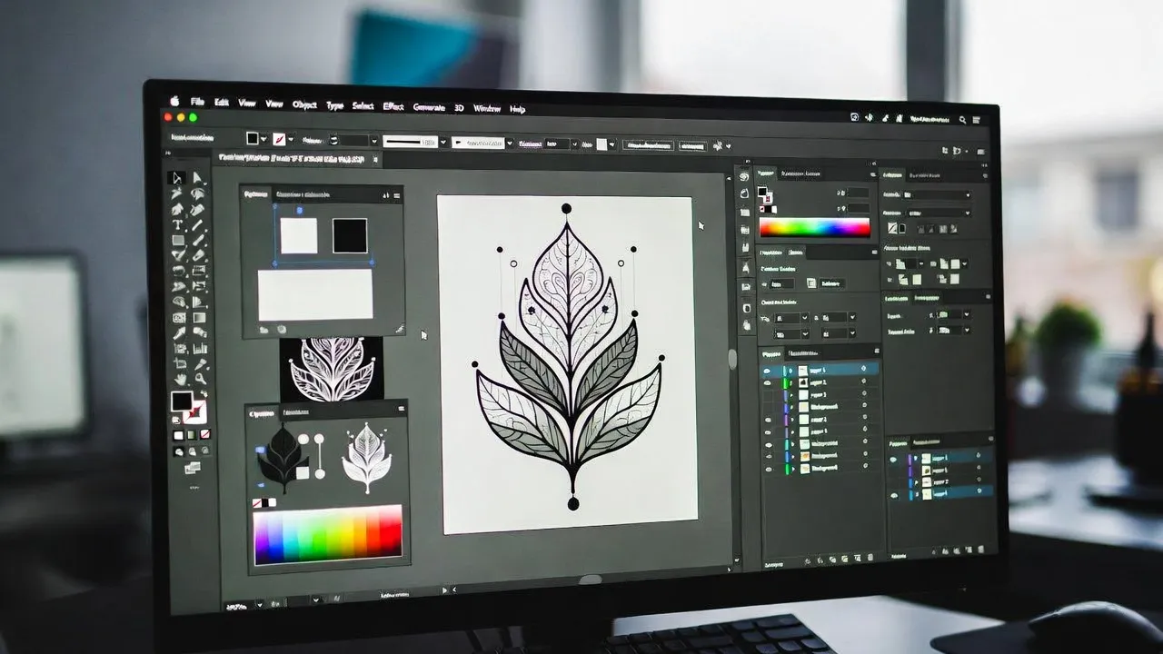من بيتي - 1 - دليل أدوات الرسم الأساسية في Adobe Illustrator 2026