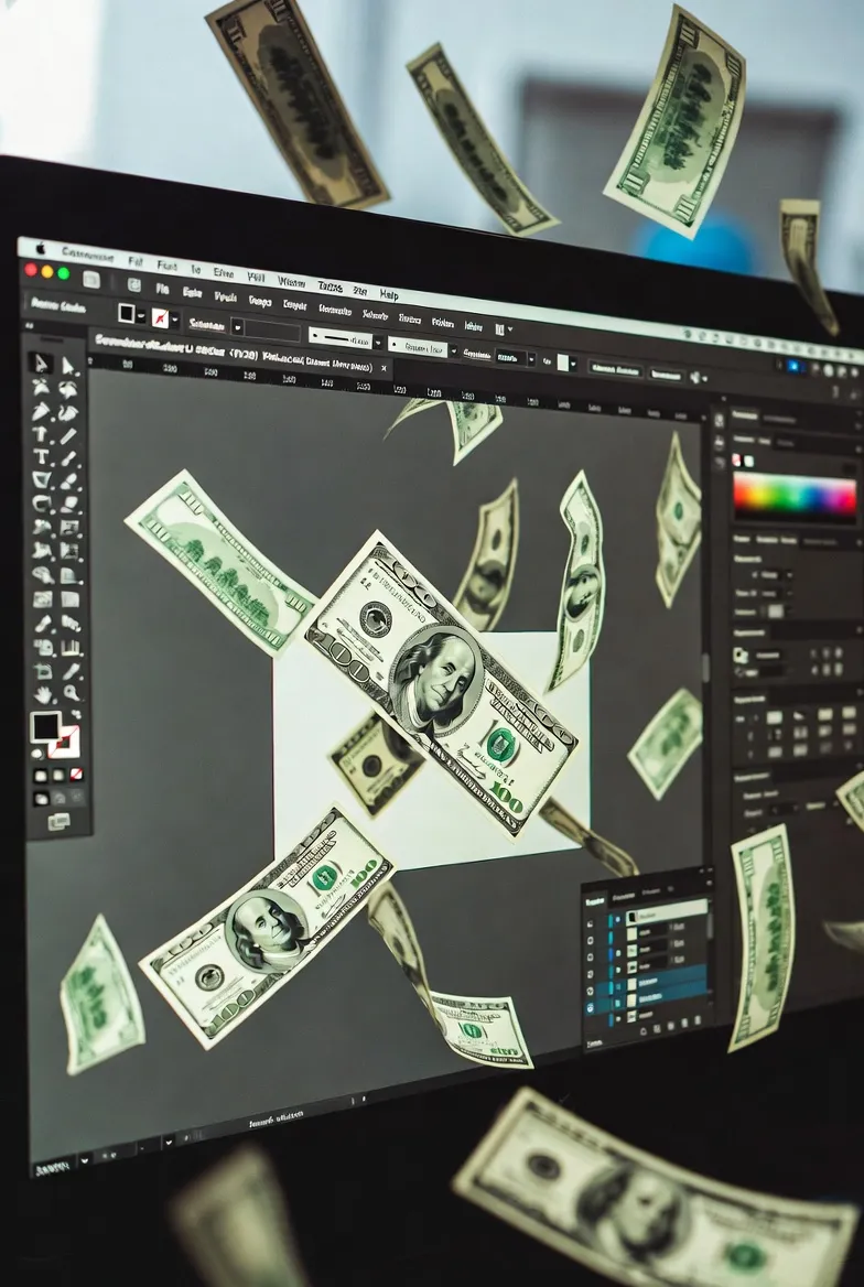 من بيتي - 1 - طرق ربح المال من إتقان Adobe Illustrator 2026 في 2026