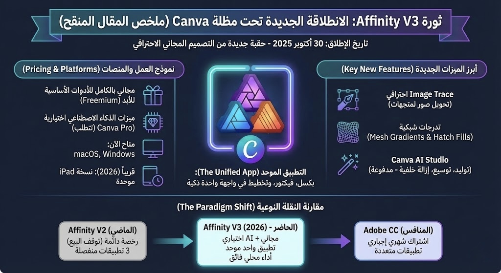 من بيتي - 2 - دليل شامل لـ Affinity الجديدة (V3 by Canva)