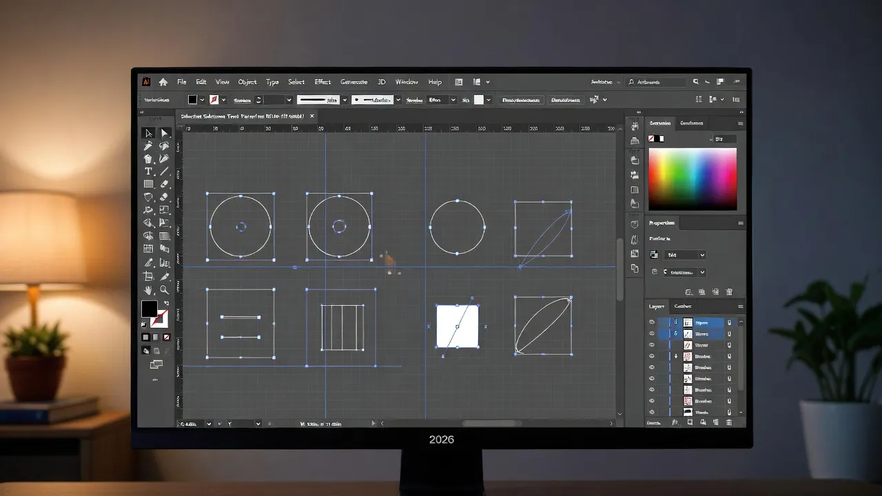 من بيتي - 1 - أفضل إعدادات الأداء والتخصيص في Adobe Illustrator 2026 للحصول على تجربة سريعة وسلسة