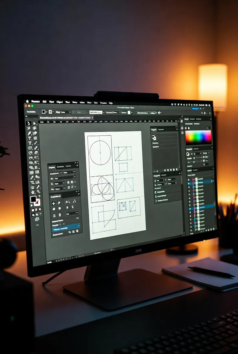 من بيتي - 1 - دليل تثبيت وإعداد Adobe Illustrator 2026 لأول مرة (Windows + macOS)