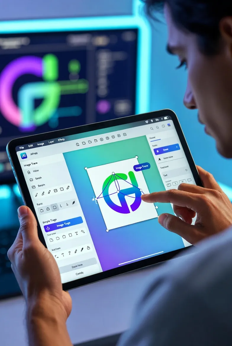 من بيتي - 1 - كيفية استخدام أداة Image Trace في Affinity by Canva: دليل كامل للمبتدئين والمحترفين