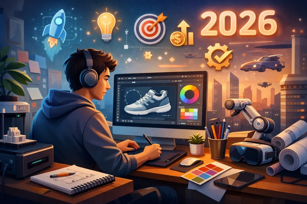 عوامل نجاح المصمم المبتديء في 2026