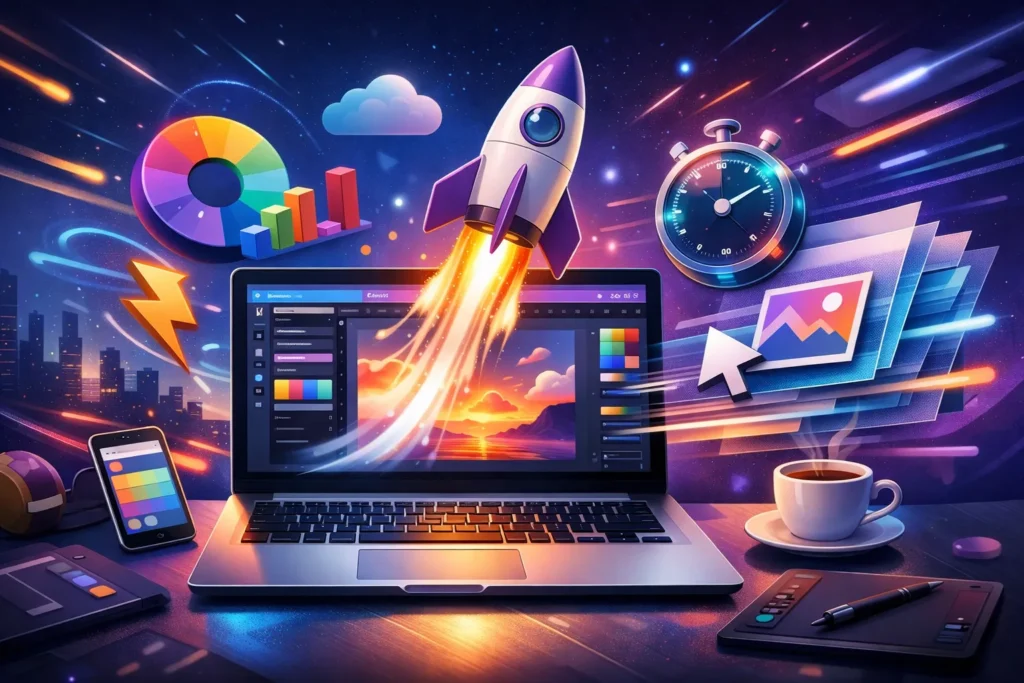 أسرار تسريع تصميماتك داخل Canva Pro 2026