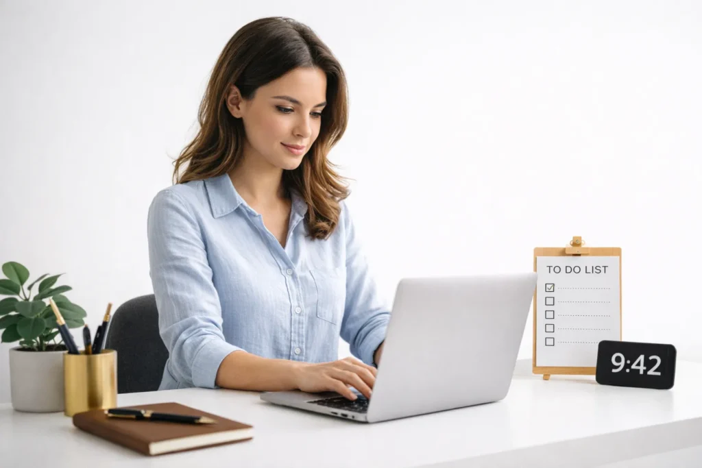 إدارة الوقت عند العمل من الإنترنت دون الاحتراق المهني