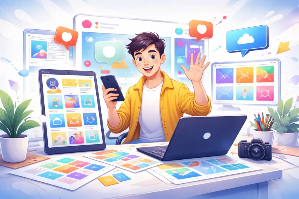 استراتيجيات التسويق الشخصي للمصممين على وسائل التواصل الاجتماعي