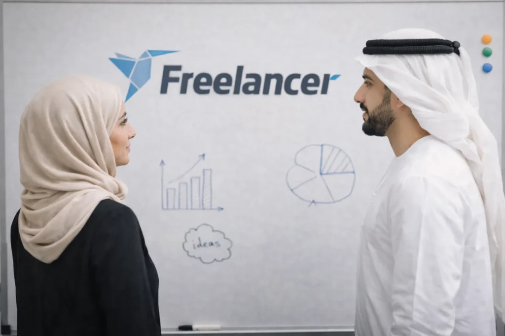 استراتيجيات النجاح على منصة Freelancer للمصممين المبتدئين
