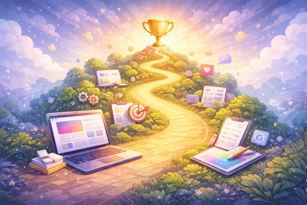 بناء مسار مهني كمصمم مستقل: من أول عميل إلى دخل مستقر