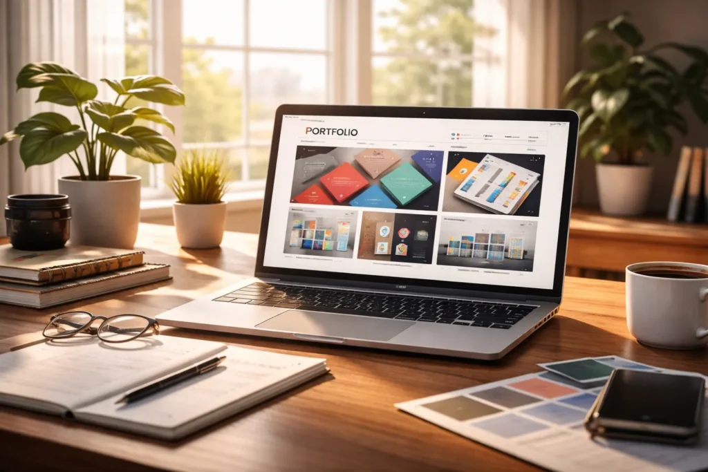 كيف تبني بورتفوليو يجلب أول عملائك على الإنترنت