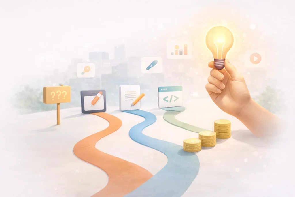 كيف تختار مهارة رقمية مربحة وتلتزم بها حتى تحقق دخلًا