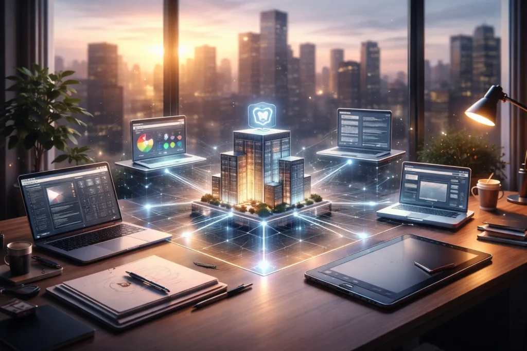 كيف تنتقل من مصمم مستقل إلى بناء مشروع تصميم رقمي متكامل عبر الإنترنت