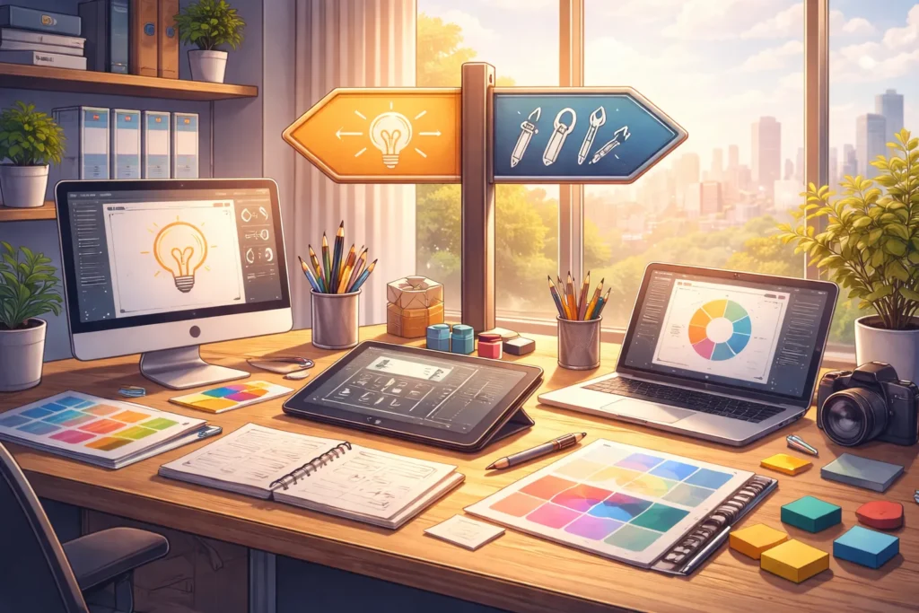 هل يحتاج المصمم إلى التخصص أم البقاء متعدد المهارات؟