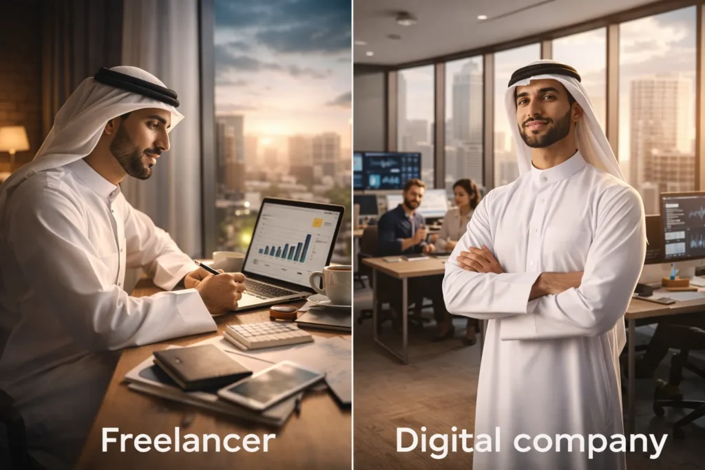كيف ينتقل صاحب العمل الحر إلى تأسيس شركة رقمية؟