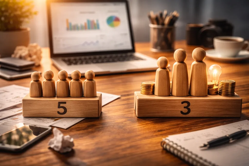 من 5 عملاء متعبين إلى 3 عملاء مربحين: استراتيجية التحول الذكي