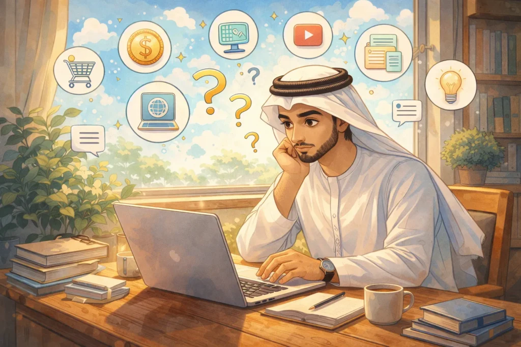 من أين تبدأ الربح من الإنترنت إذا لم تكن لديك خبرة؟