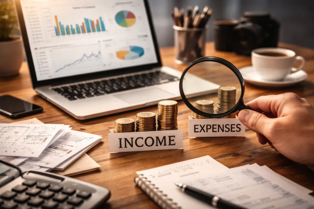 هل العمل الحر يعني المكاسب فقط بدون مصروفات؟